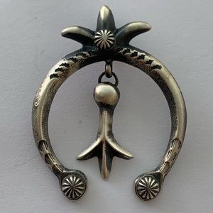 Native American handmade made signed sterling pendant